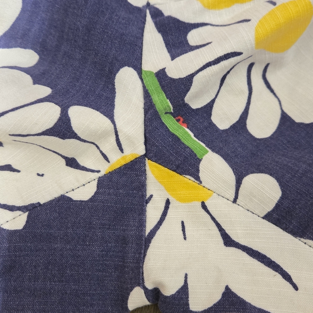 Lilly Pulitzer Navy Floral Daisy Capris - Picture 5 of 13